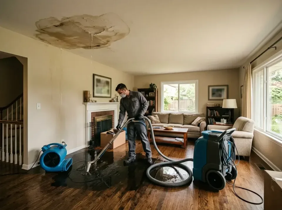 attic-pipe-burst-ceiling-drip-008 — frequently asked questions, Water Damage Restoration & Carpet Care in North Beach, MD